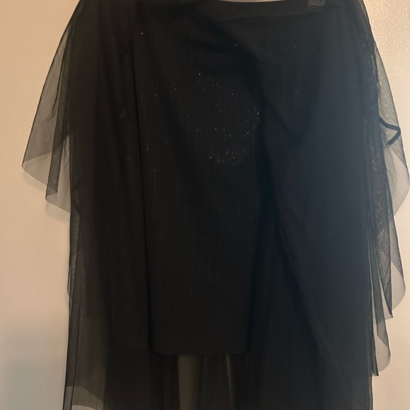INC Tulle Shimmer Midi Skirt Size Large - Picture 5 of 5